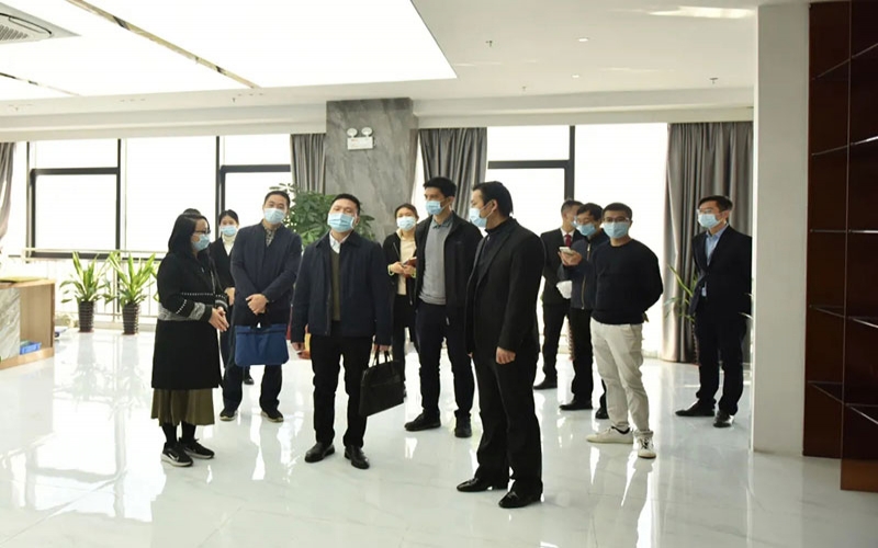 东莞市工信局副局长袁攀一行莅临振？？？？？？萍悸眯械餮